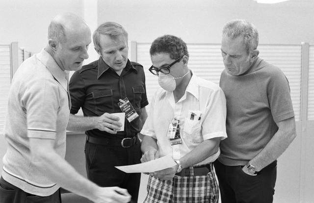 NASA image: PERSONNEL - PREFLIGHT - APOLLO-SOYUZ TEST PROJECT (ASTP) - EL-BAZ, FAROUK - JSC