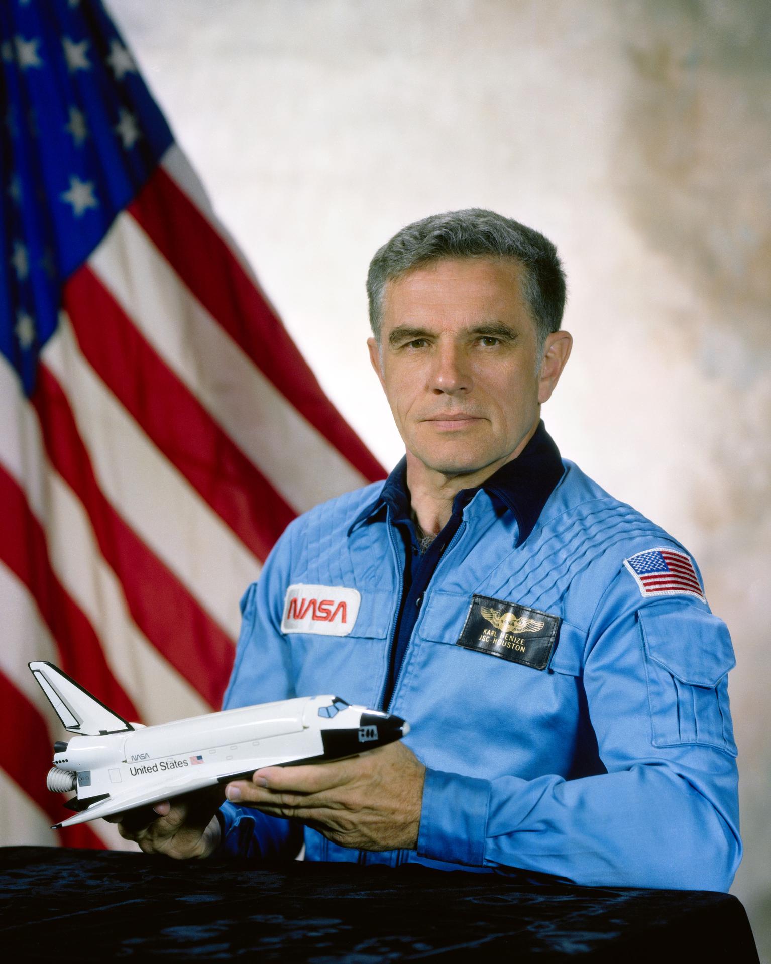 Official astronaut portrait for Karl Henize