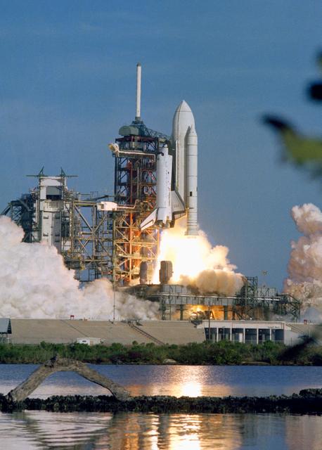 NASA image: Launch views of the Columbia for the STS-1 mission, April 12, 1981