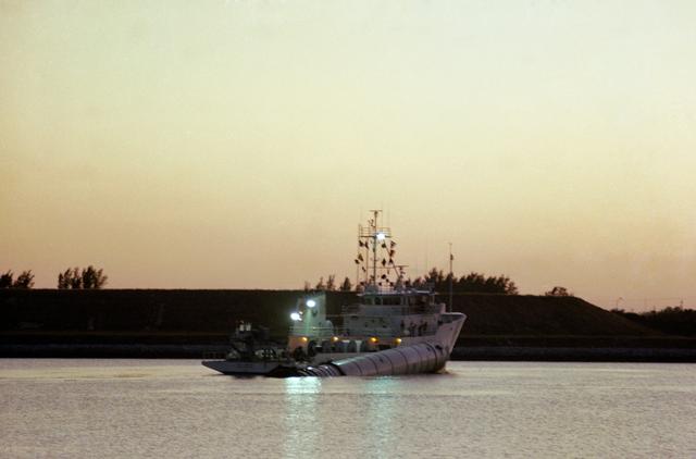 NASA image: UTC LIBERTY RETURN - SOLID ROCKET BOOSTER (SRB) - PORT CANAVERAL, FL