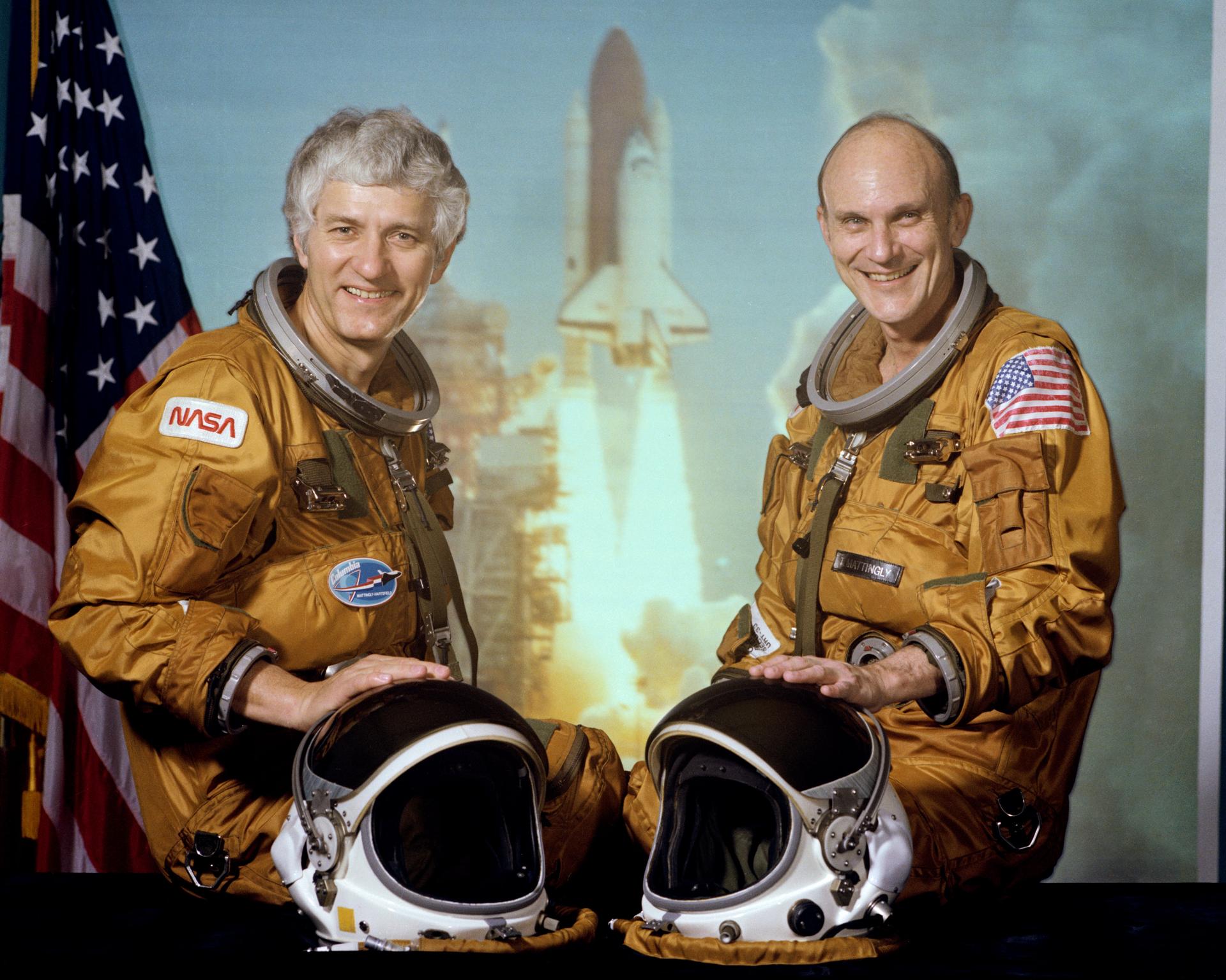 Portrait of the STS-4 crew