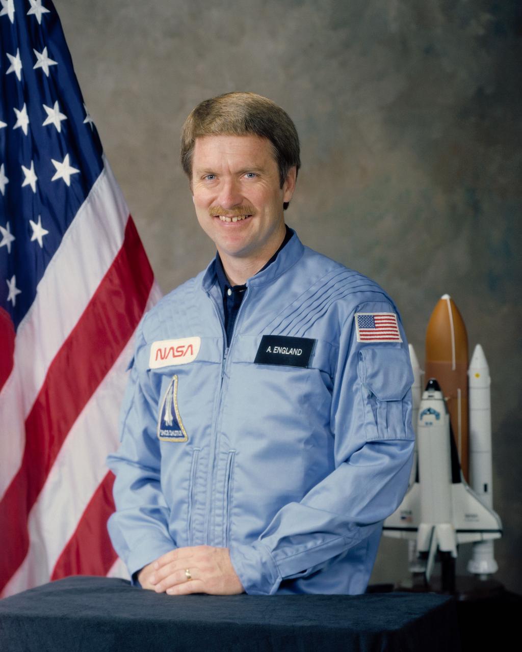S82-38430 (21 Oct 1982) --- Astronaut Anthony W. England.