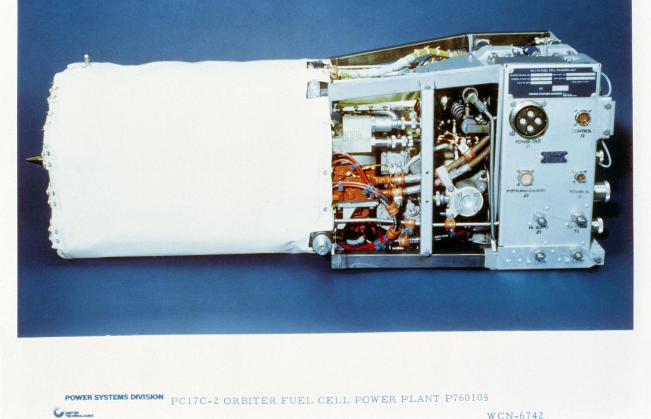 View of the PC17C-2 Orbiter Fuel Cell Power Plant P760105 From United Technologies Hamilton-Standard.