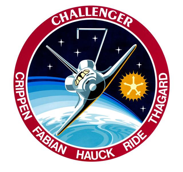 NASA image: STS-7 CREW LOGO/INSIGNIA