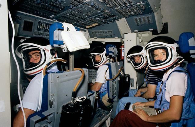 NASA image: Simulator - Ride, Sally K.