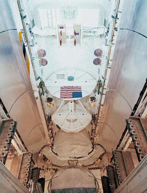 NASA image: View of the Payload Flight Test Article (PFTA) installed in cargo bay