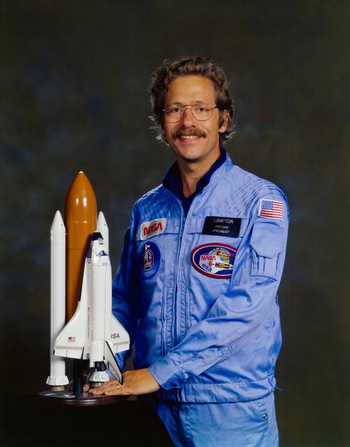 NASA image: PORTRAIT - PAYLOAD SPECIALIST (PS) LAMPTON, MICHAEL - JSC