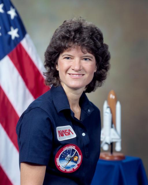 NASA image: Portrait - Ride, Sally K.
