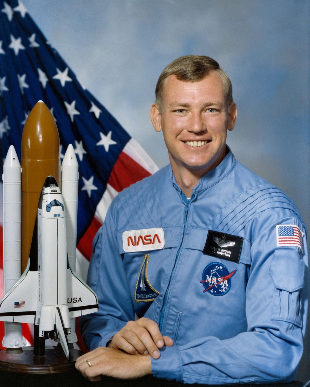 S84-39440 (September 1984) --- Astronaut Mark N. Brown.
