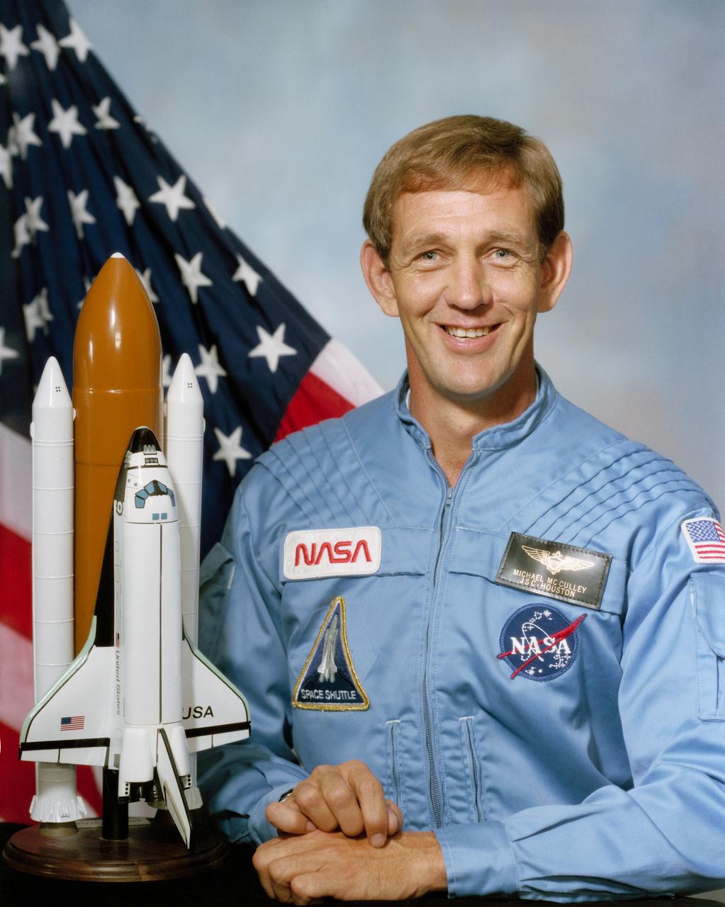 S84-40236 (1984) --- Astronaut Michael J. McCulley.