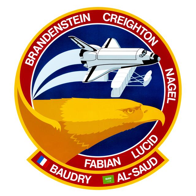 NASA image: STS-51G - CREW INSIGNIA