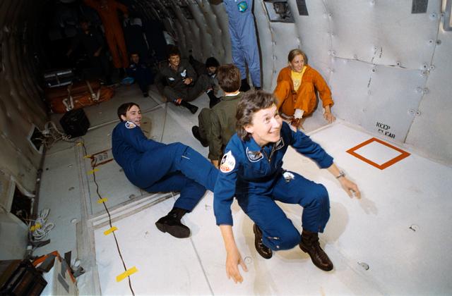 NASA image: Crew Training - STS-30/61B (Zero-G)