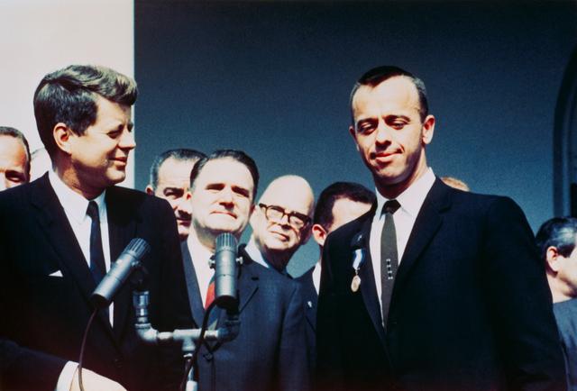 NASA image: Astronaut Alan Shepard receives MASA Distinguished Service award