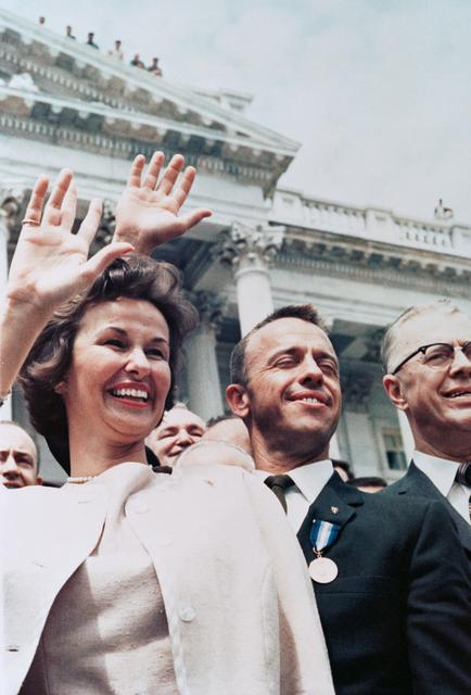 NASA image: Astronaut Alan Shepard receives MASA Distinguished Service award