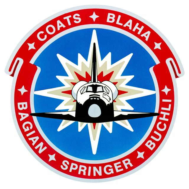 NASA image: STS-29 Discovery, Orbiter Vehicle (OV) 103, crew insignia