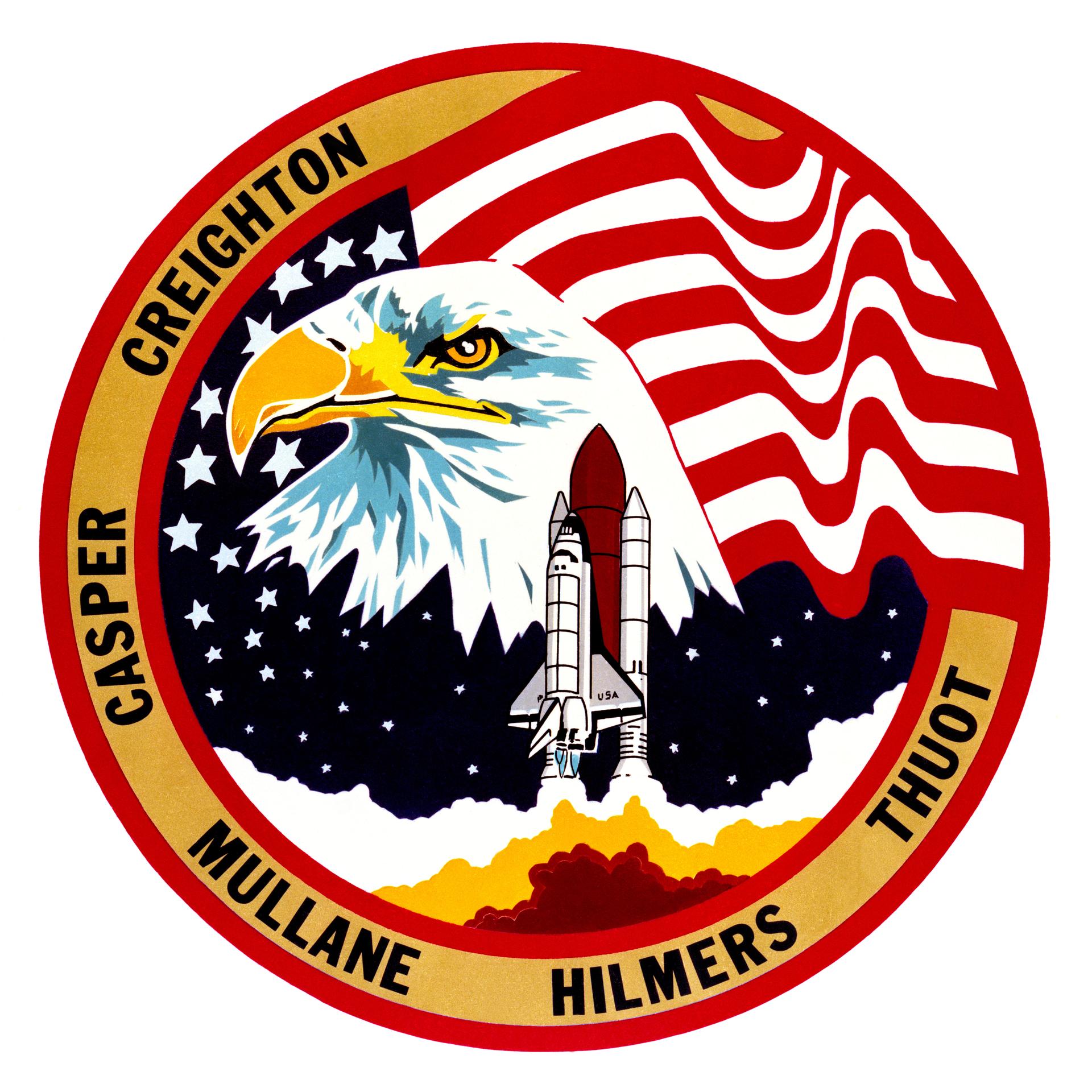 STS-36 patch