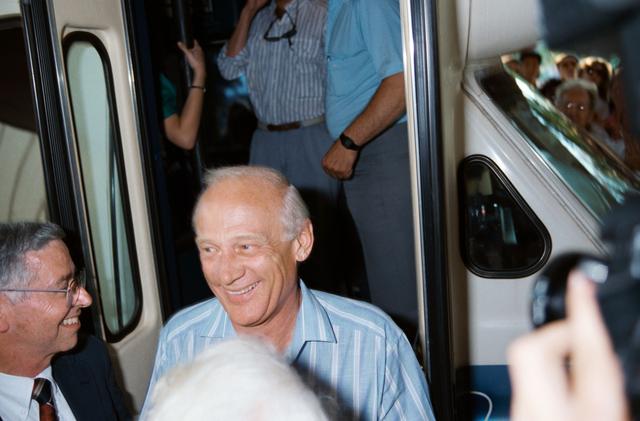 NASA image: Former Astronaut Edwin E. Aldrin at Apollo 11 Twentieth Aniversary Picnic