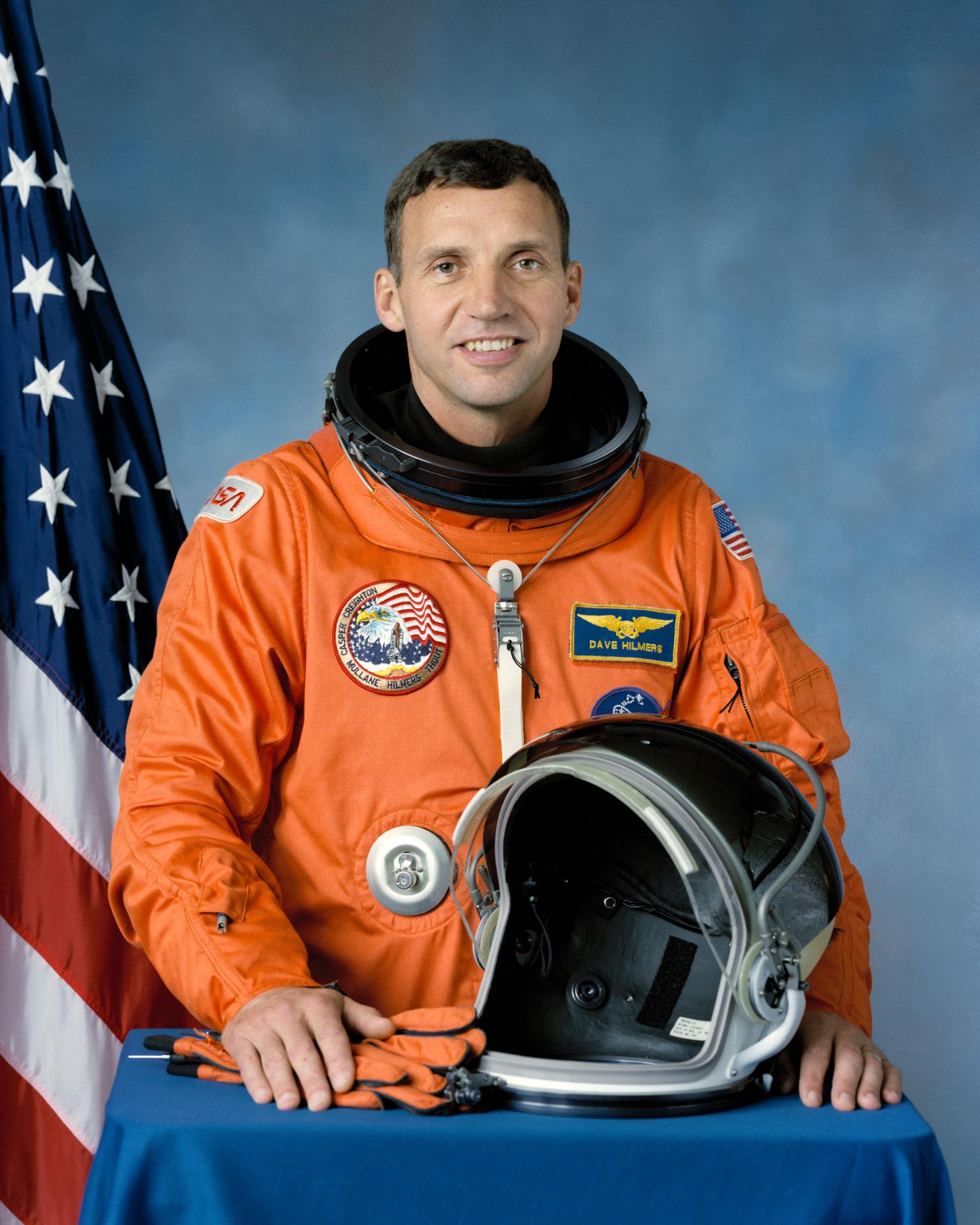 Official astronaut portrait for David Hilmers
