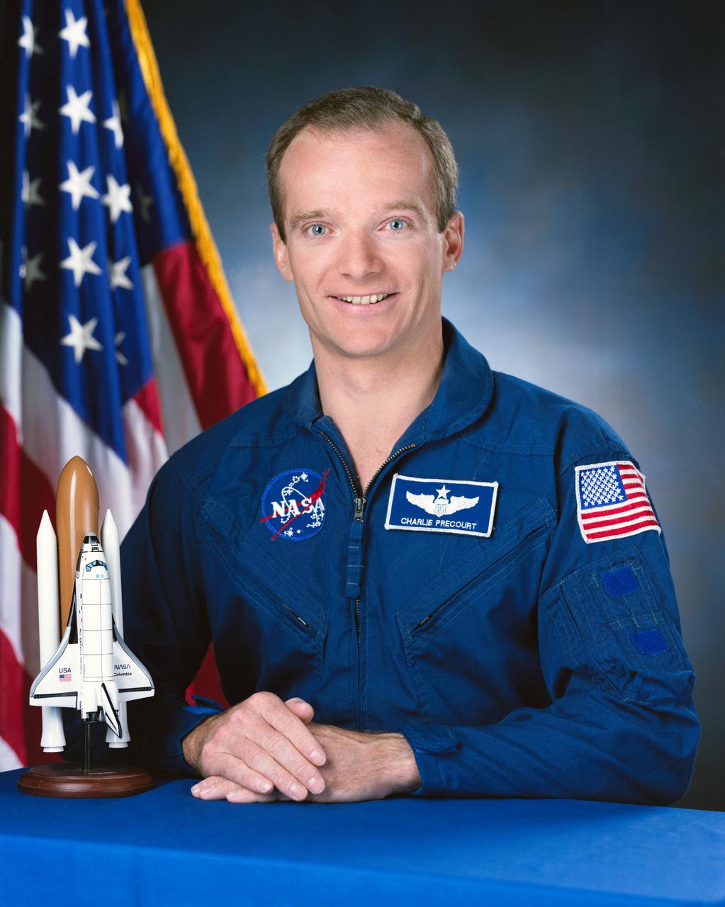 S91-32688 (Aug 1990) --- Astronaut Charles J. Precourt.