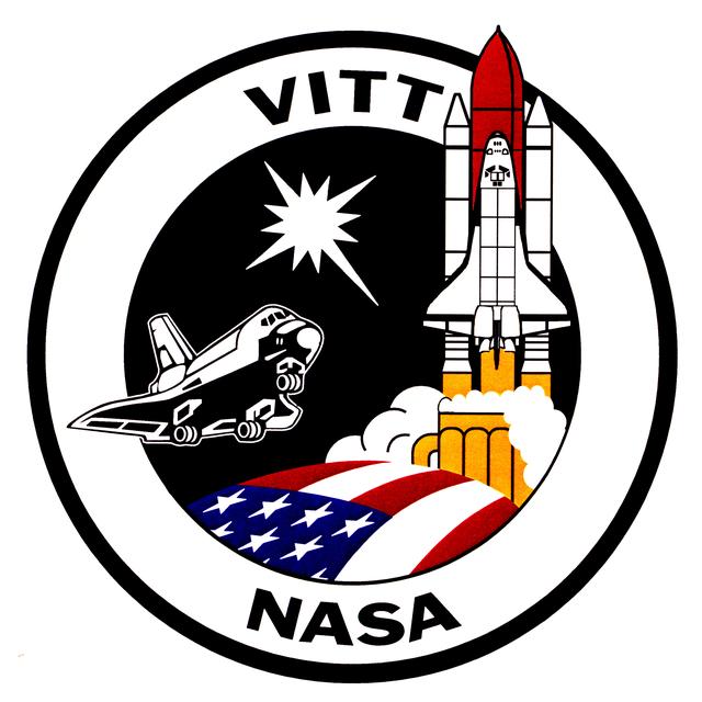 NASA image: Patches of NASA VITT and JSC Crew and Thermal Systems Division