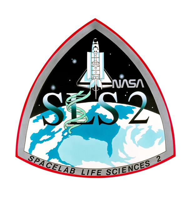 NASA image: Space Life Sciences-2 (SLS-2) logo or patch