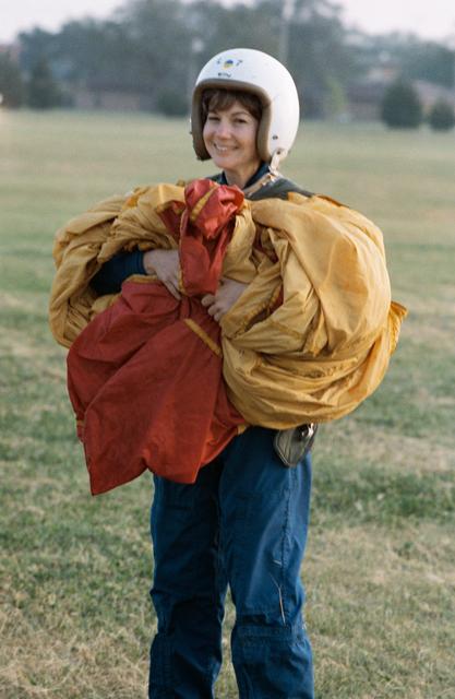 NASA image: Catherine G. Coleman at astronaut candidate survival training