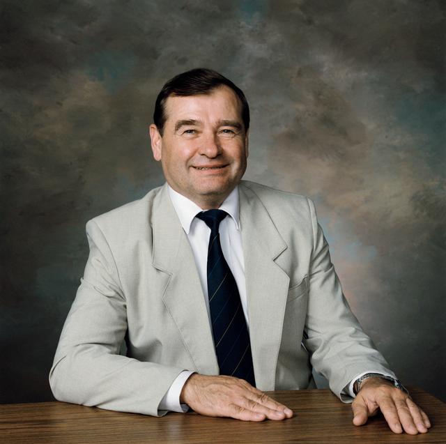 Portrait of Mir 18 cosmonaut Gennadiy Strekalov