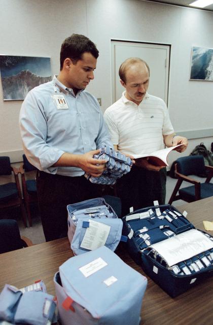 NASA image: Cosmonauts and astronauts during medical operations training