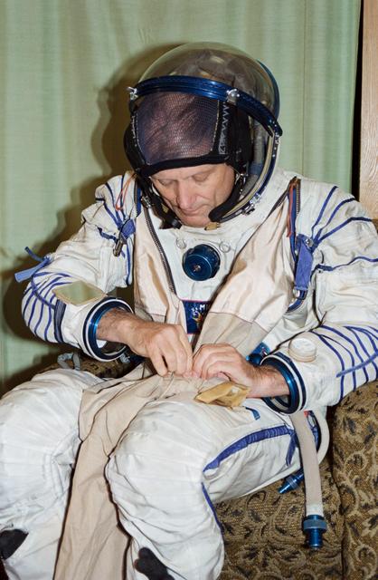 NASA image: STS-71 astronauts training in Russia