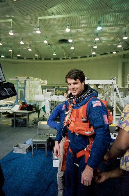 NASA image: Astronaut Kevin Kregel during training session at WETF