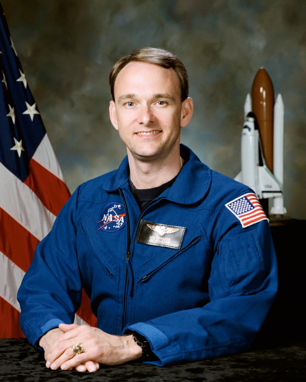 S95-07749 (14 March 1995) - Astronaut Joe F. Edwards Jr., pilot.