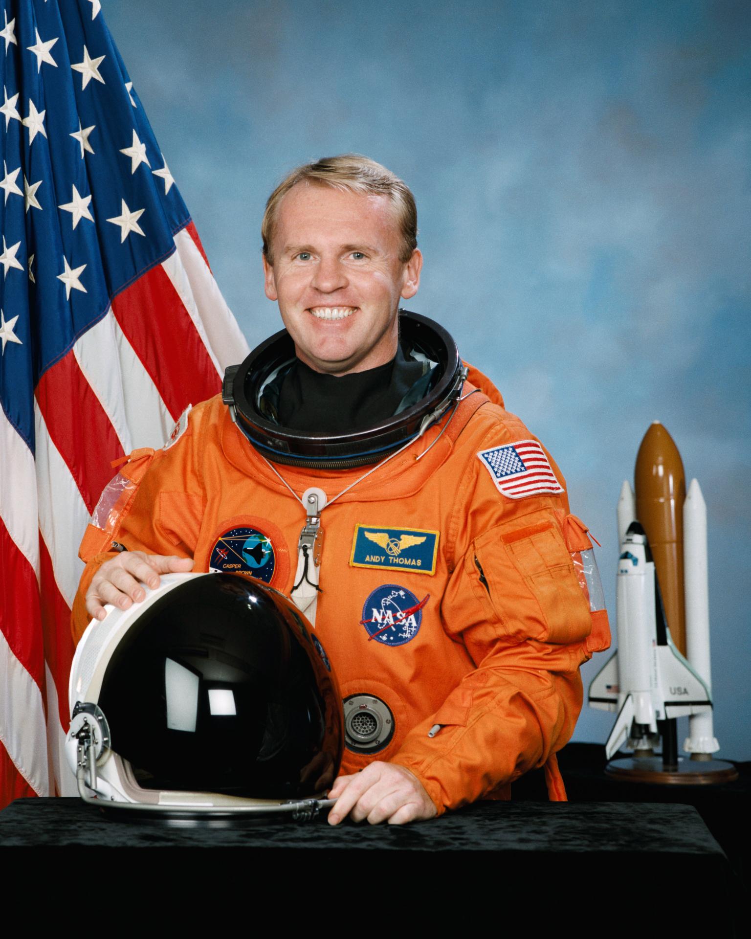 Official astronaut portrait for Andrew Thomas
