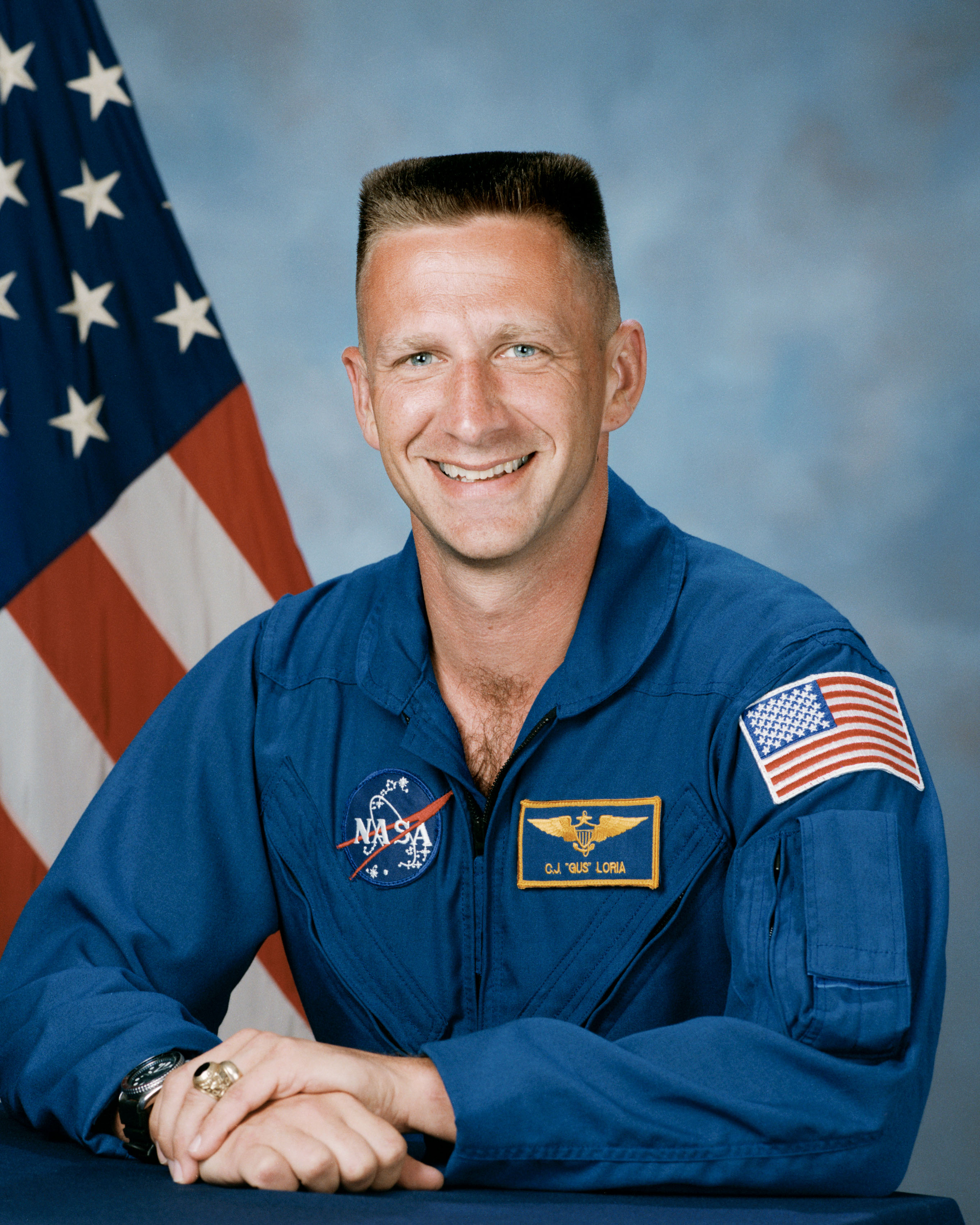 S96-14689 (20 Aug 1996) --- Astronaut Christopher J. Loria, 1996 ASCAN/pilot.