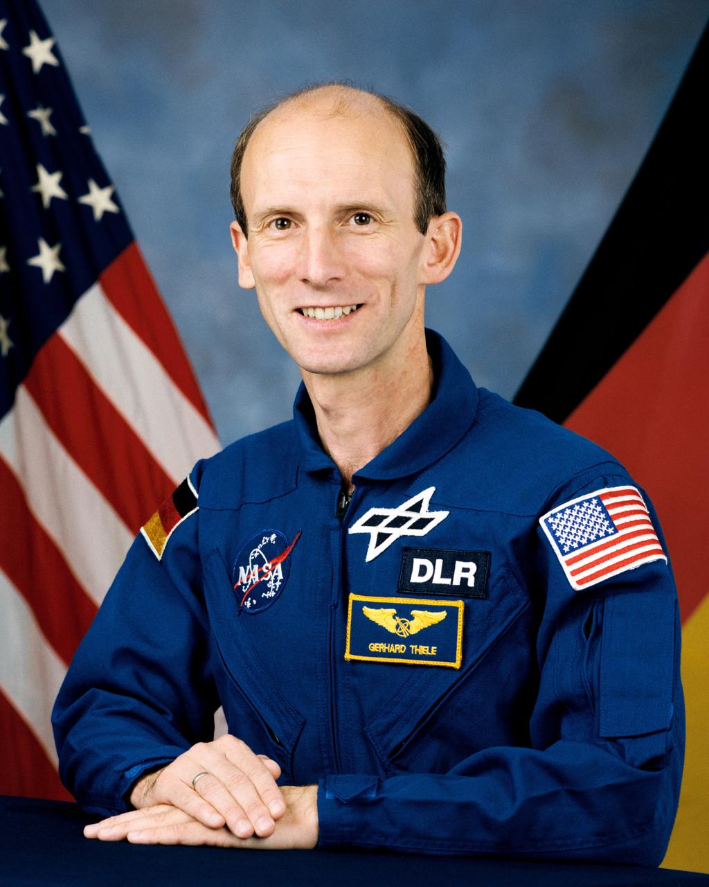 S97-01066 (20 Aug. 1996) --- Astronaut Gerhard P. J. Thiele, mission specialist representing German Aerospace Research Establishment (DLR).