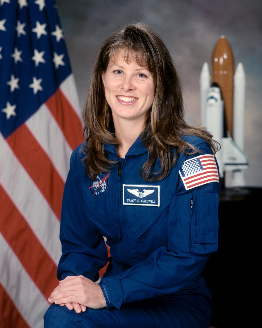 S98-18638 (29 Oct 1998) --- Astronaut Tracy E. Caldwell, mission specialist.
