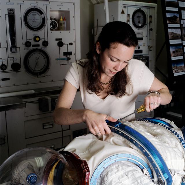 NASA image: Co-operative students at work at Johnson Space Center