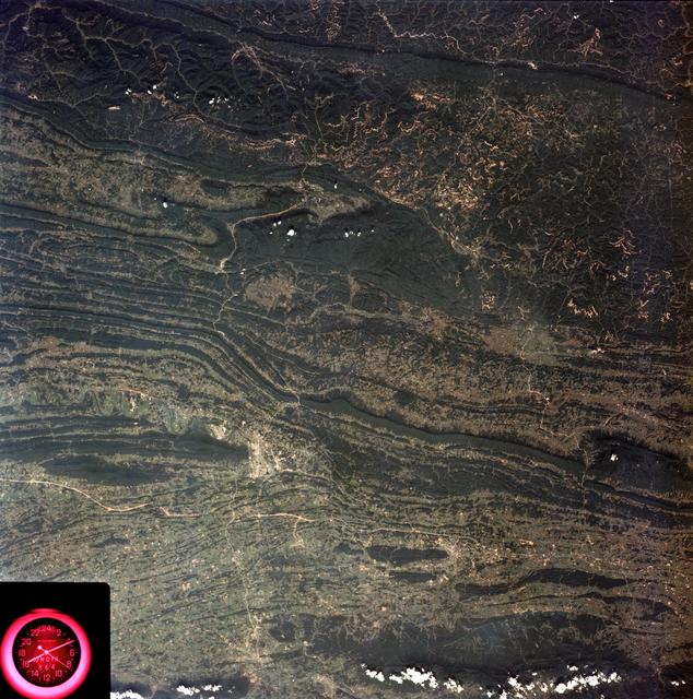 NASA image: View of Tennessee, Virginia, Kentucky border area