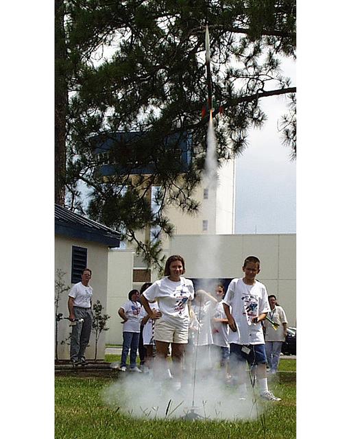 NASA image: Astro Camp 2000 Rocketry Exercise