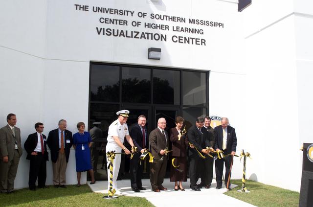 NASA image: Visualization Center Dedicated