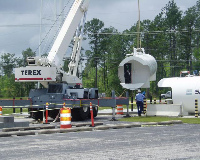 NASA image: Hurricane risk mitigation - High Pressure Gas Facility