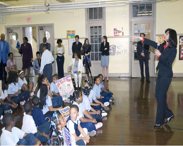 NASA image: Supriya Jindal visits school