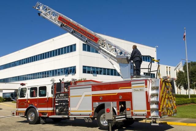 NASA image: Stennis acquires new ladder truck