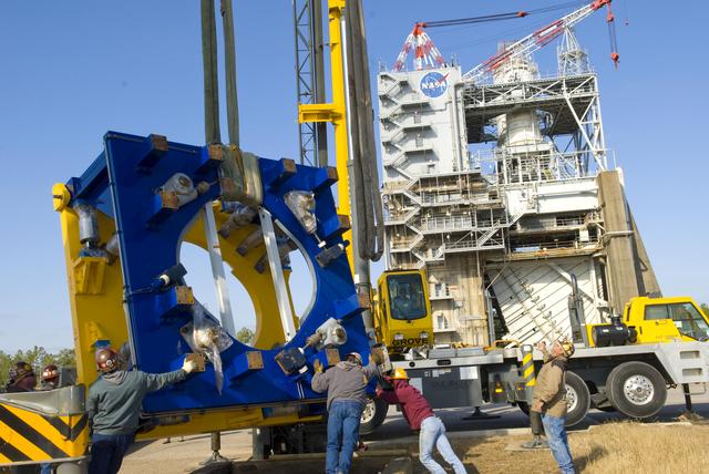 NASA image: TMS installation at A-1 Test Stand
