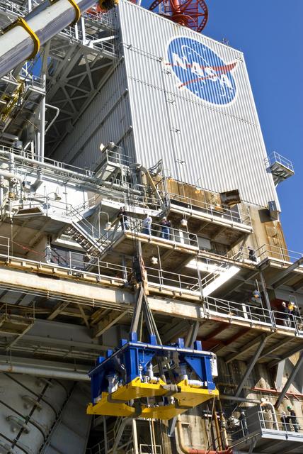 NASA image: TMS installation at A-1 Test Stand