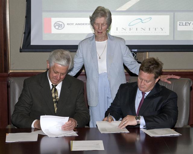 NASA image: INFINITY construction contract signed