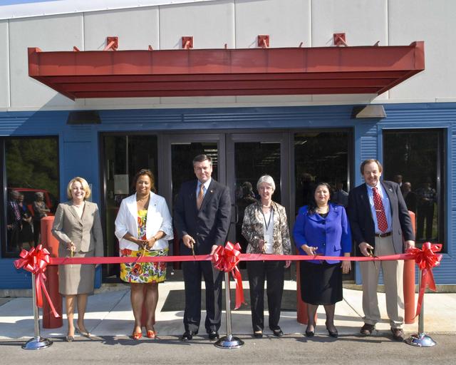 NASA image: Stennis cuts ribbon on records retention facility