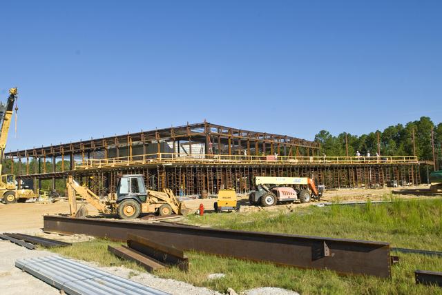 NASA image: INFINITY Science Center taking shape