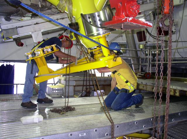 NASA image: A-2 Test Stand modification work