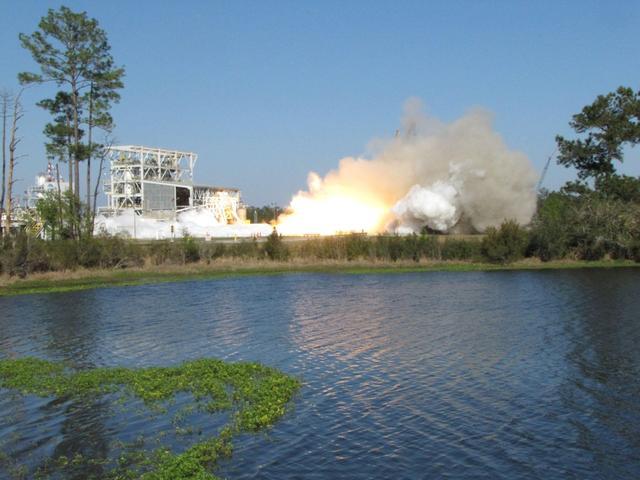 NASA image: AJ26 engine test
