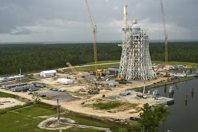 NASA image: A-3 Test Stand work
